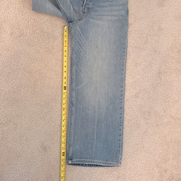 Free People NWT Women's High Rise Wide Leg Jeans Size 29 Blue Button Fly - Picture 12 of 14